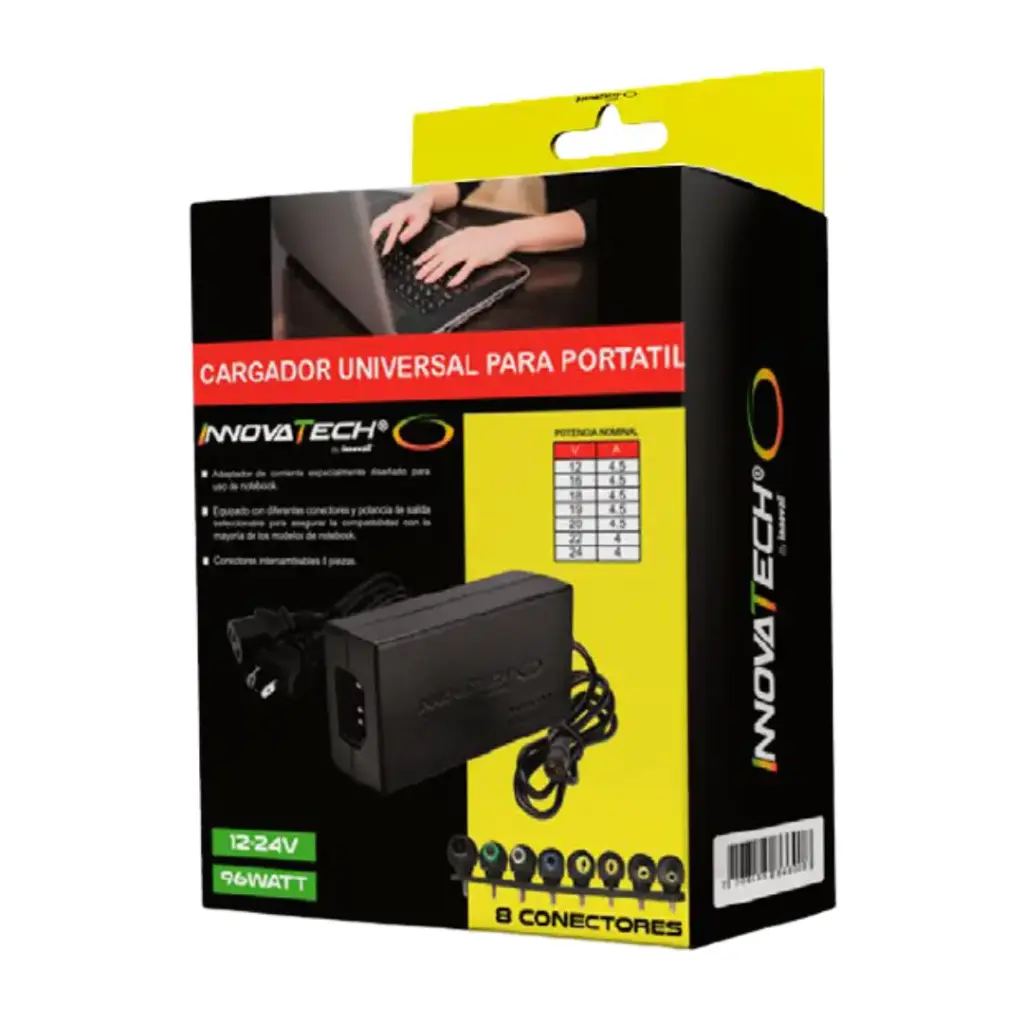 Cargador universal para portátil NH-PC (96W)