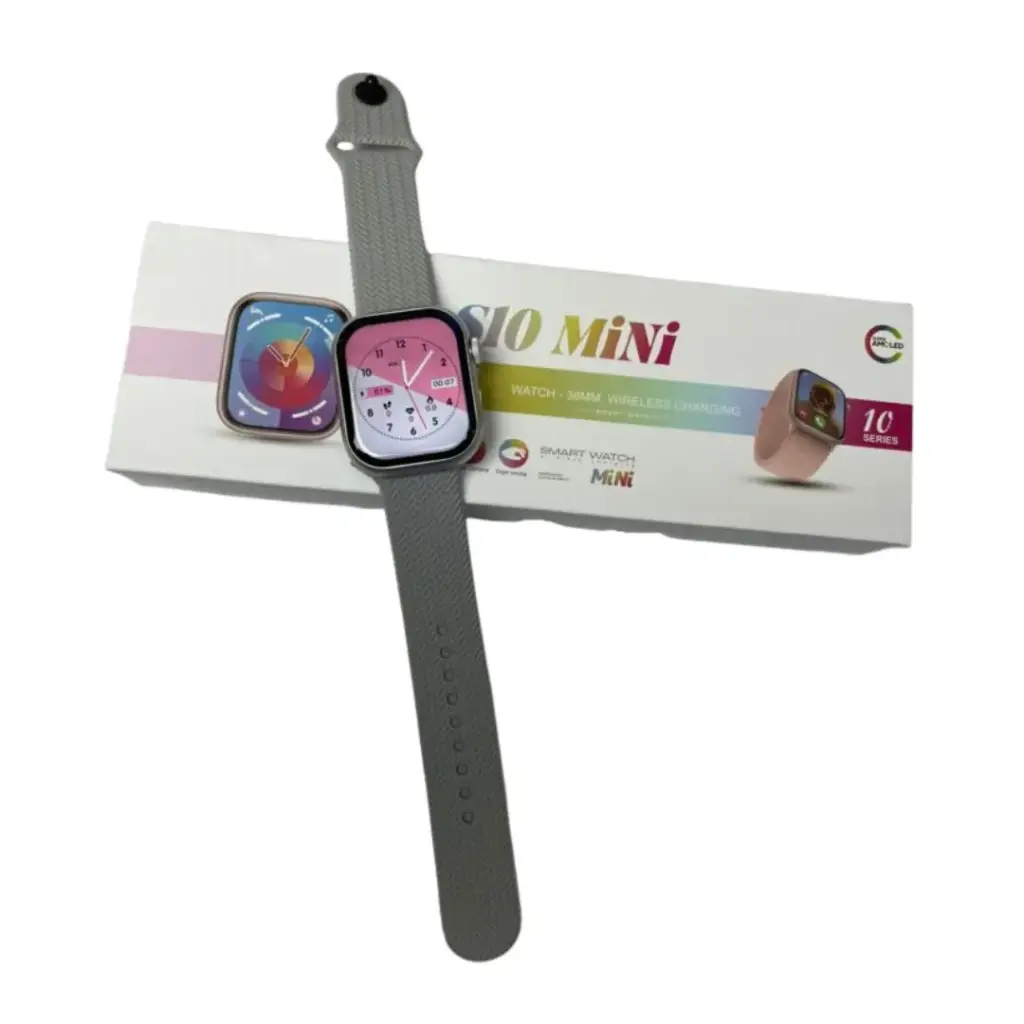 [3010001] Reloj Inteligente S10 Mini Serie 10 - 38 mm (Plateado)