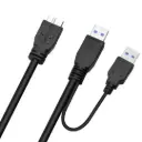 Cable para disco duro Usb 3.0 y 2.0 - 1 mtr