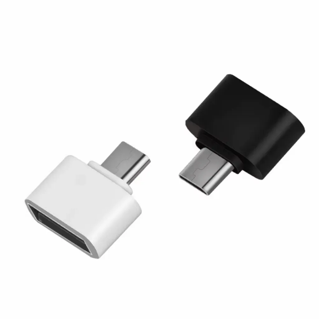 [LP0133001] Adaptador OTG V8 Negro (USB Hembra - V8 Macho) (Negro)