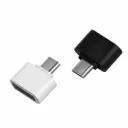 Adaptador OTG V8 Macho a USB Hembra (Negro)