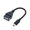Adaptador OTG V3 (Mini USB) Macho a USB Hembra – Conector de Sincronización y Datos