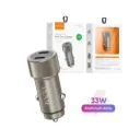 Cargador para Carro Carga Rápida 33W Vidvie CC543 Doble Puerto Tipo C incluye cable tipo C