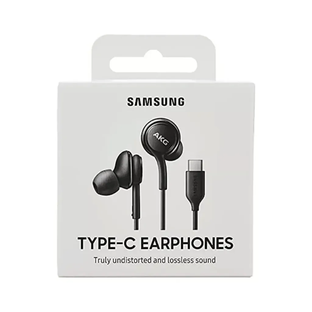 [LP0240004] Audifonos manos libres Samsung AKG Usb-C, Calidad AAA (Negro)