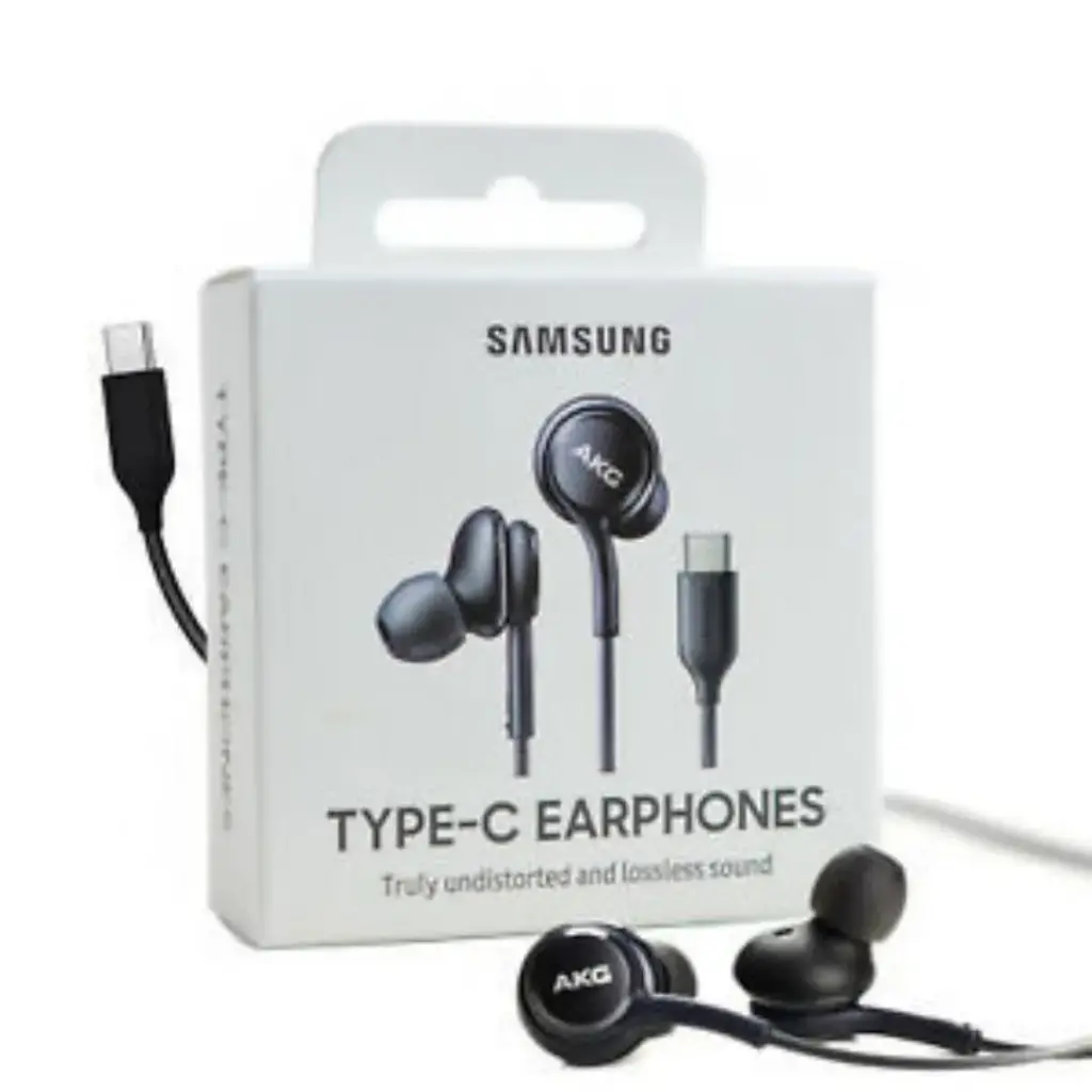 Audifonos manos libres Samsung AKG Usb-C, Calidad AAA (Negro)