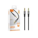 Cable Auxiliar de Audio 3.5 mm Macho a Macho LDNIO LS-Y92A (2 Metros) – Sonido Estéreo de Gran Alcance Negro