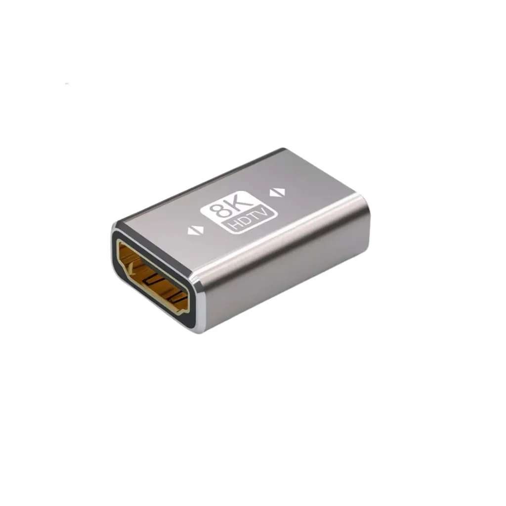 Unión HDMI 8K Hembra a Hembra – Adaptador Acoplador de Ultra Alta Velocidad HDMI 2.1