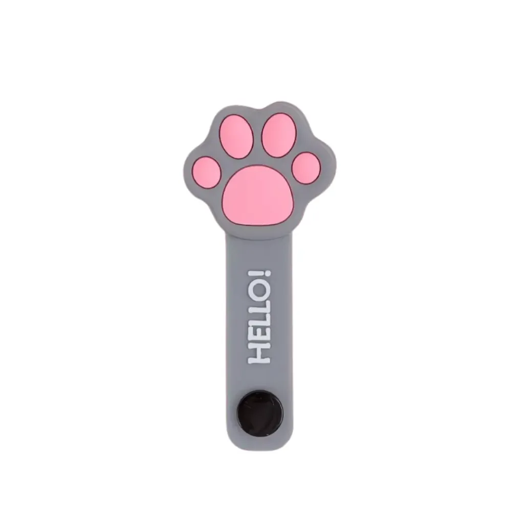 Amarracables Organizador de Cables de Silicona - Huella Gato