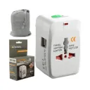 Adaptador Convertidor Universal de Viaje con Puertos USB – Cargador Internacional Todo en Uno