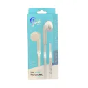 Audífonos manos libres Alámbrico Plug 3.5 mm JG-1202 Blanco