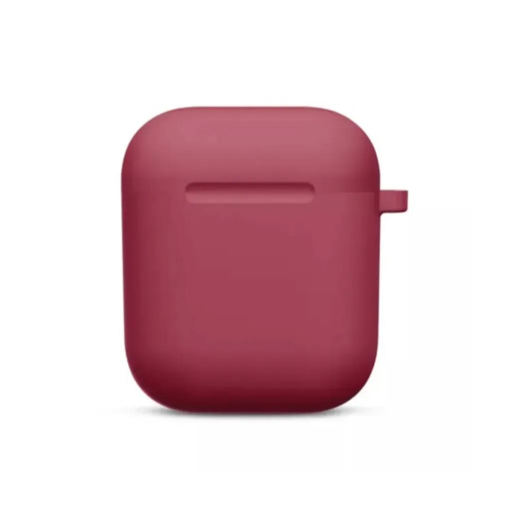 Protector de Silicona para AirPods 1 y 2 Color Uva