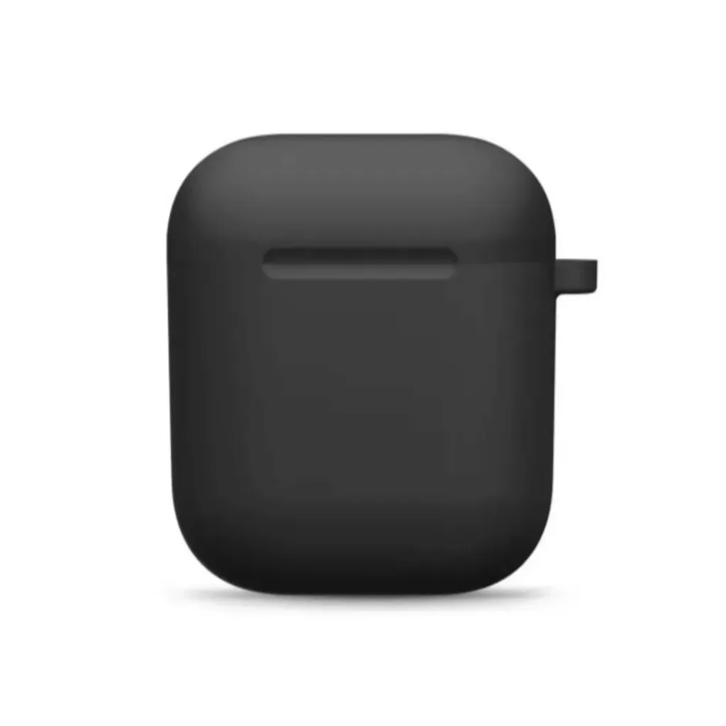 Protector de Silicona para AirPods 1 y 2Color Negro