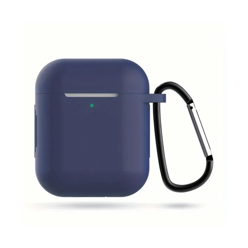 Protector Silicona delgada AirPods 1 y 2 Azul Oscuro