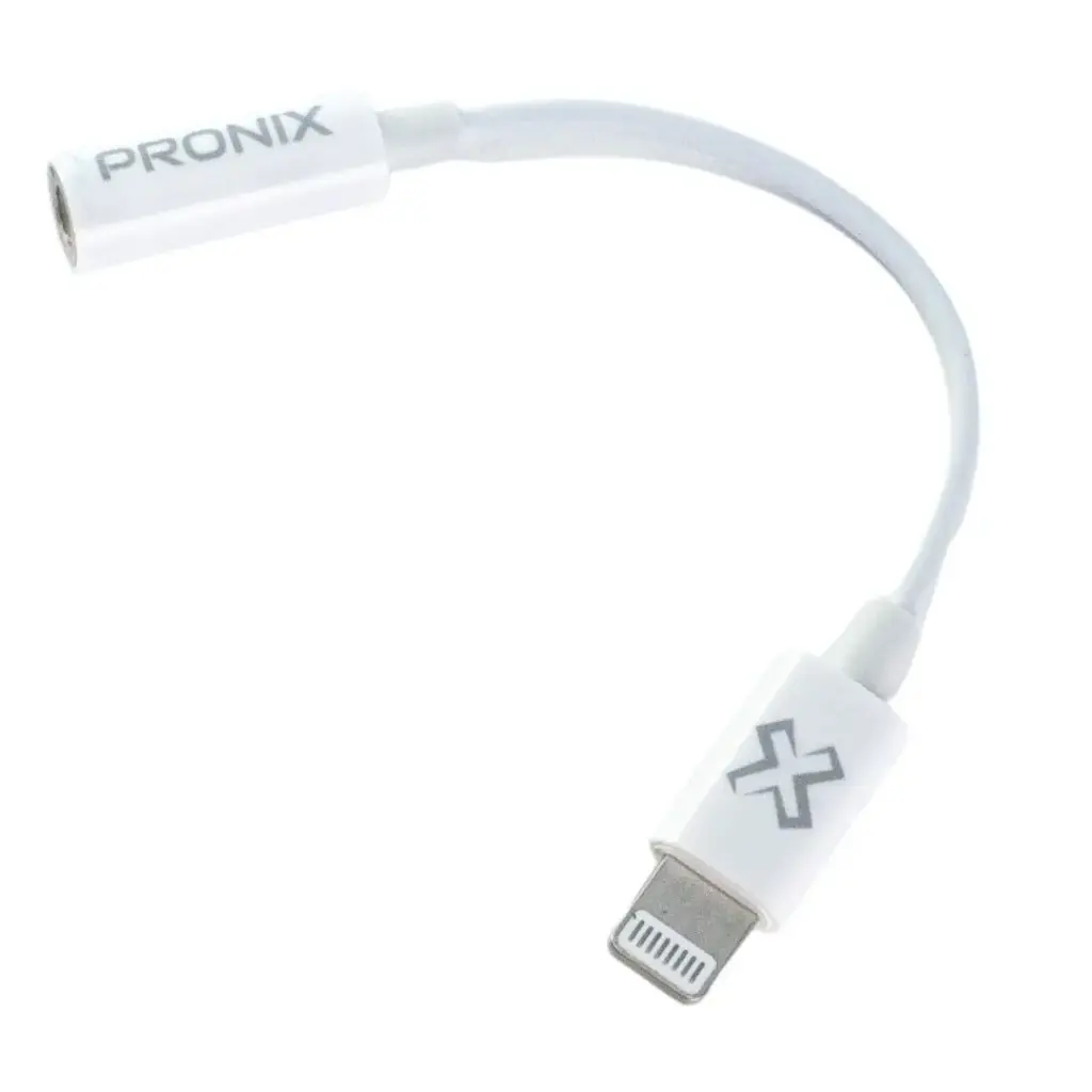 Adaptador de audifonos Lightning (Iphone) Pronix