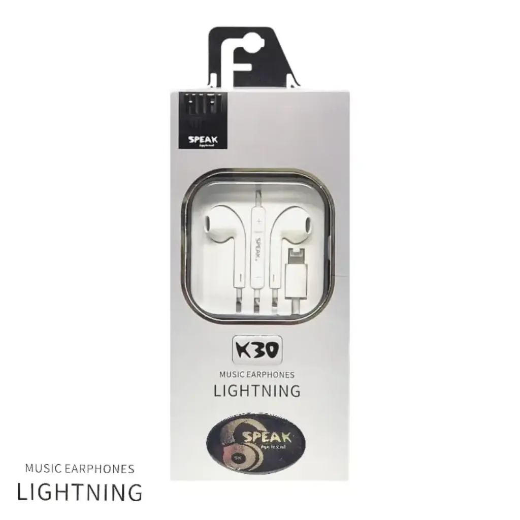 Audífonos HIFI Conector Ligthning (IPhone) SPEAK K30