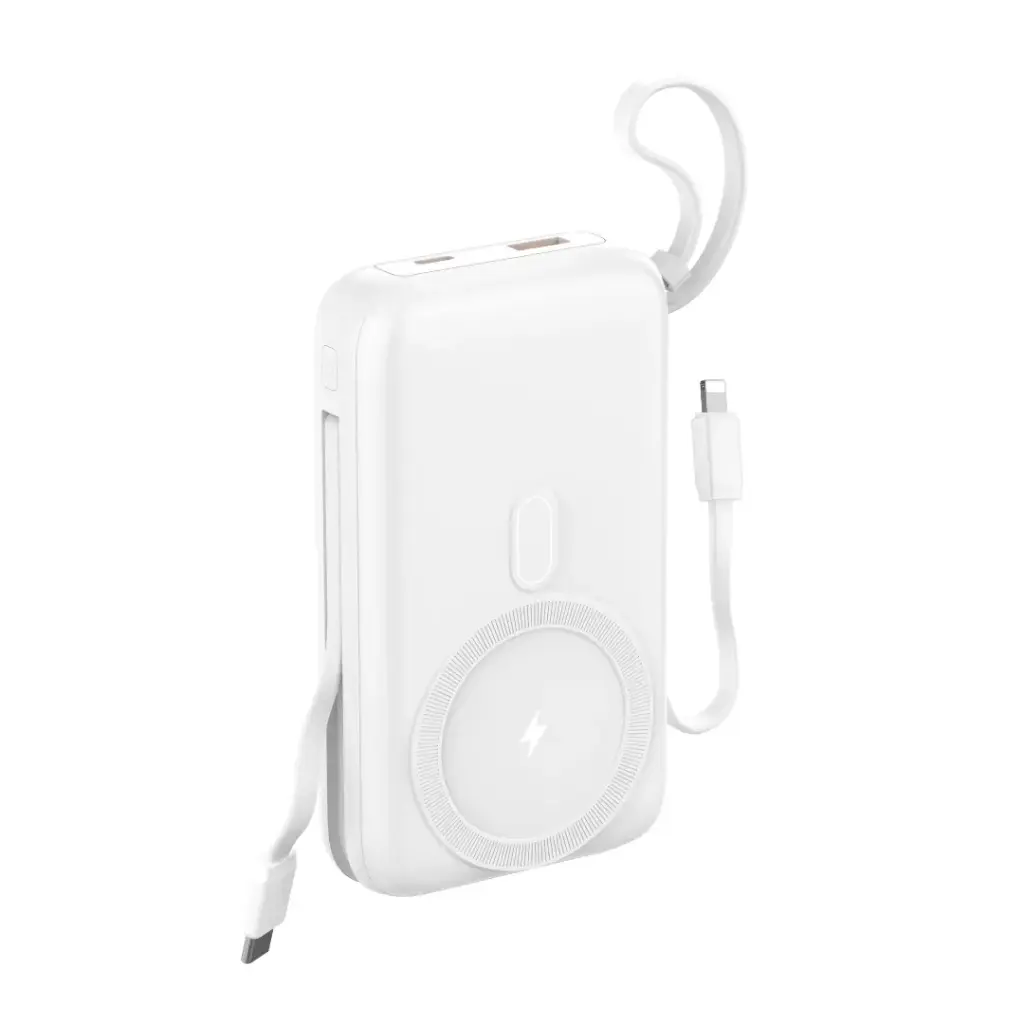 Power bank Kalio 10000 mAh, Carga Rápida K-A171 (Blanco)