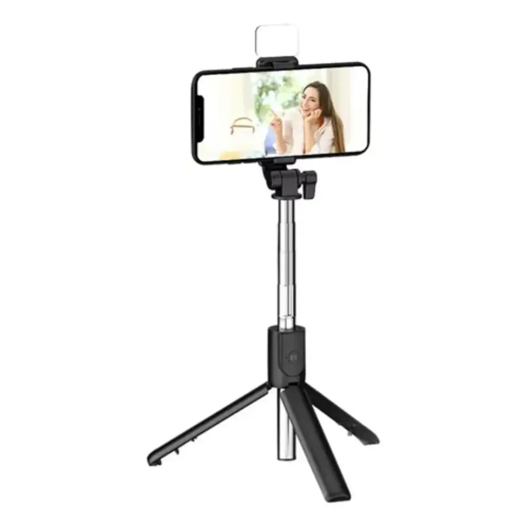 [LP0510001] Trípode, Selfie Stick, Monopod, Luz Led, Control Remoto P20S