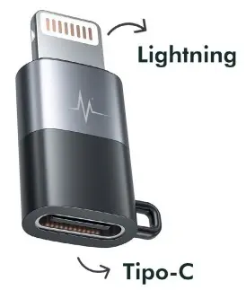 Adaptador Lightning (Iphone) a Tipo C  para micrófonos