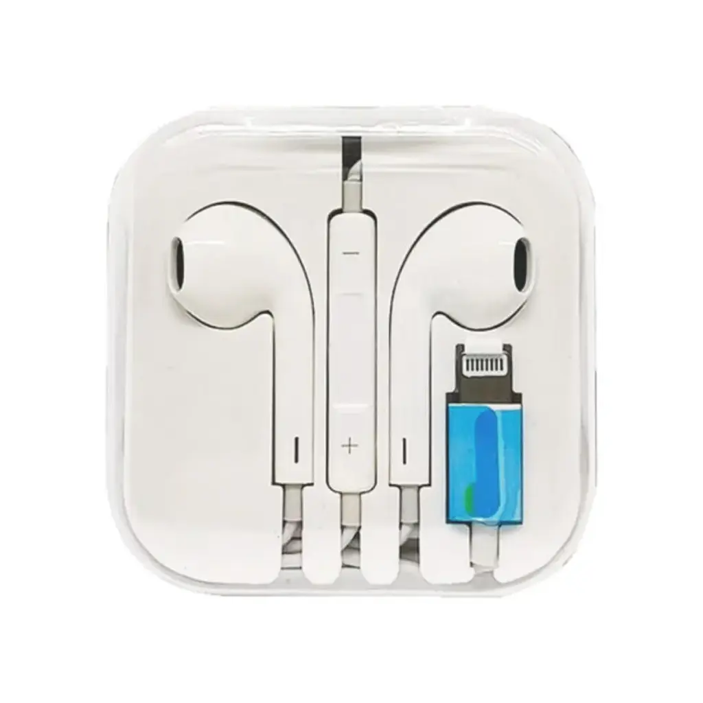 Audífonos manos libres stereo conector ligthning (Iphone)