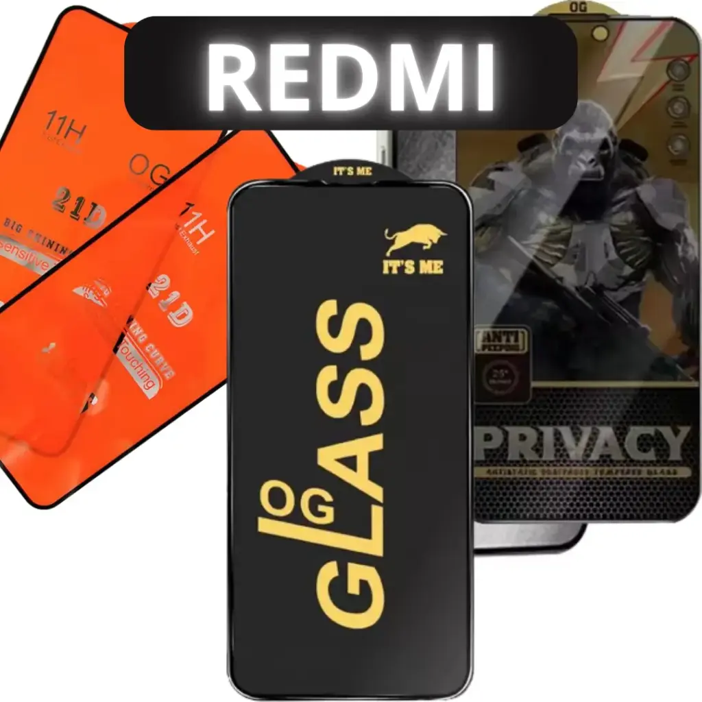 Vidrio para Redmi (Templado, Redmi Note 12)