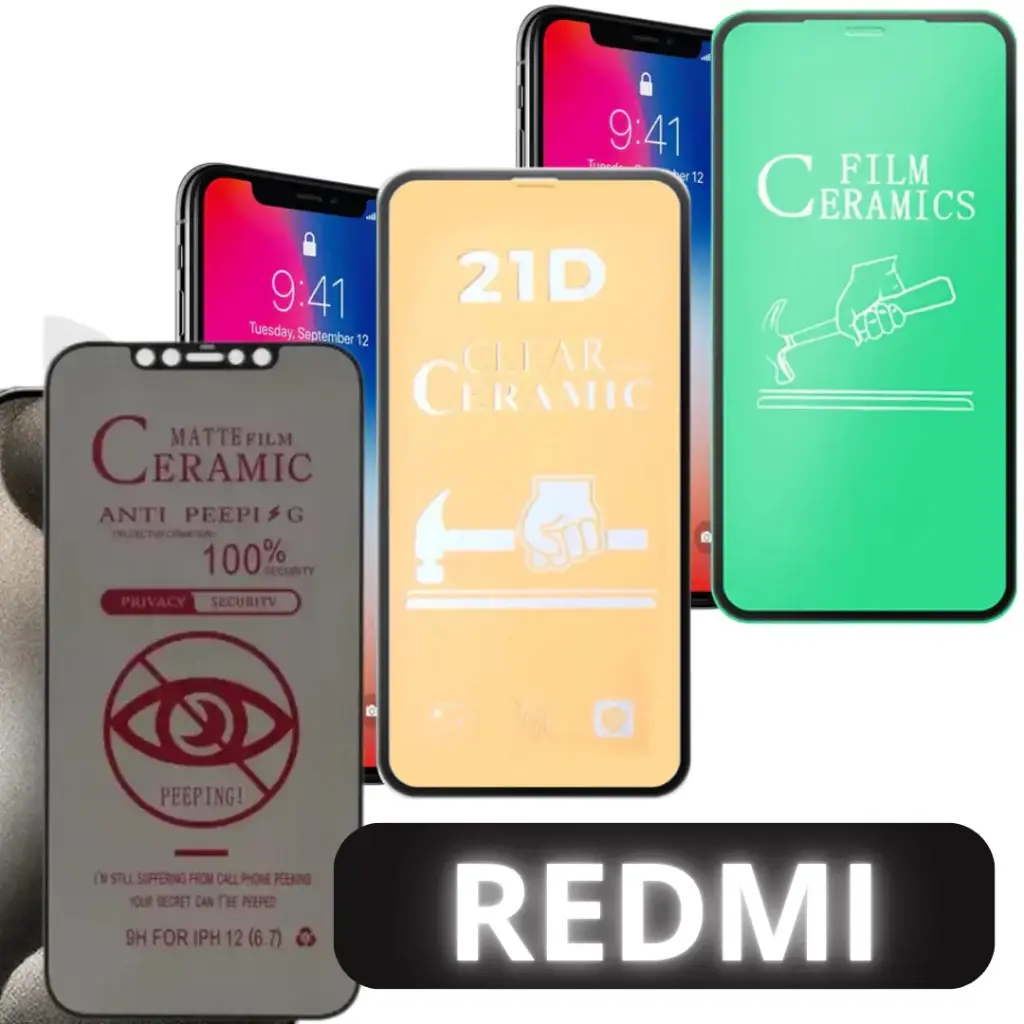 Protector de pantalla cerámico para Redmi (Matte, Redmi Note 12)