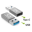 Adaptador OTG Tipo C hembra a USB macho 3.0
