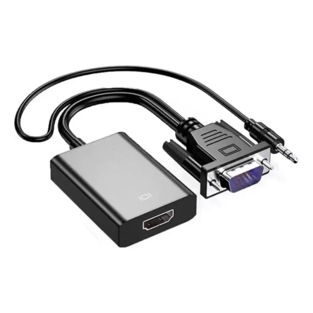 Cable Convertidor Video Vga A Hdmi + Audio