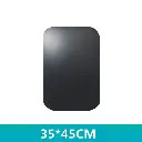Placa de Metal para Soporte Magnético (35x45 mm) – Lámina Metálica Adhesiva Negra para Celular