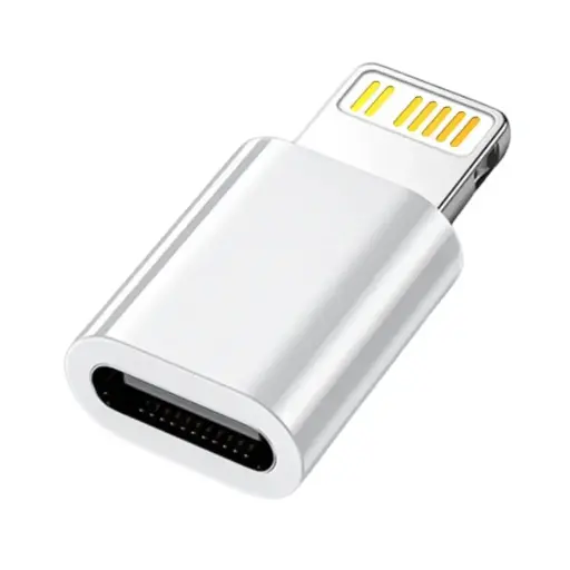 Adaptador Lightning (Iphone) Macho a Tipo C Hembra