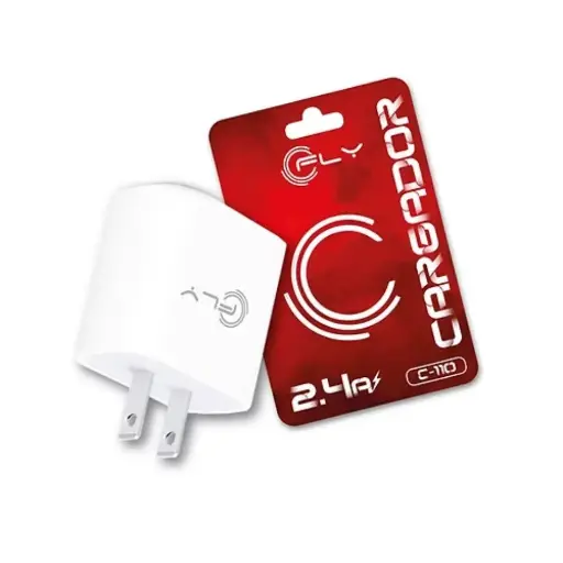 [013002] Cargador USB 2.4A, Fly C-110